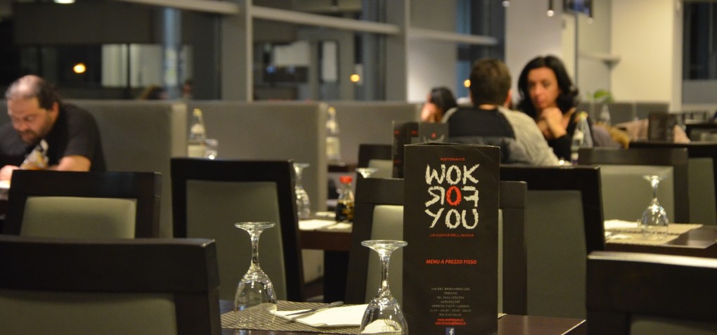 La sala del ristorante wok